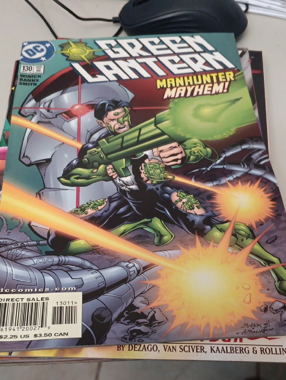 DC Green Lantern Comic Book - Green, Black and Orange Cover No Sleeve